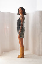 Load image into Gallery viewer, BEADED LONG SLEEVE NET TOP
